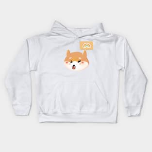 Cute akita wanna play with U Kids Hoodie